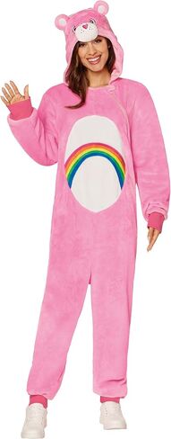 Spirit Halloween Adult Pink Cheer Bear Jumpsuit - Care Bears in Saudi Arabia