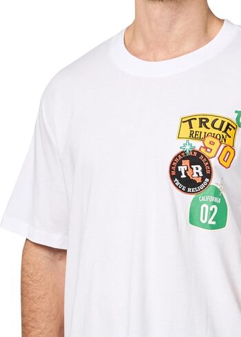 True Religion Men's Freeway Patch Tee in Saudi Arabia