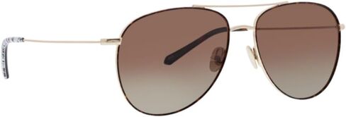 نظارات شمسية مستقطبة من Vera Bradley Platte وحافظة صلبة من Platte Aviator نظارة شمسية مستقطبة للنساء مع حافظة صلبة وحقيبة من الألياف الدقيقة، نظارات شمسية مستقطبة أنيقة للسيدات in Saudi Arabia