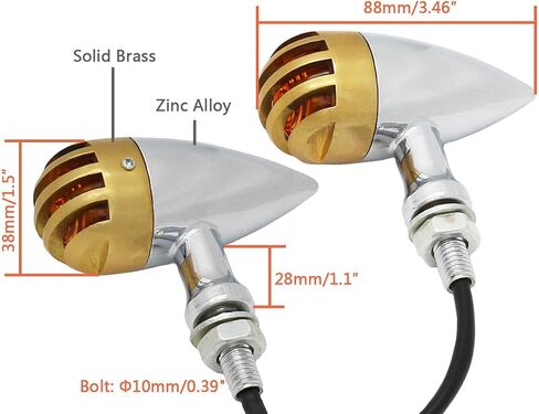 FATECIM 2 قطعة دراجة نارية LED بدوره إشارات المؤشر زعانف الشواية العنبر ضوء رصاصة دراجة نارية الوامض العالمي لهارلي ديفيدسون هوندا ياماها سوزوكي كاواساكي هارلي دوكاتي BMW انتصار هيوسونغ in Saudi Arabia