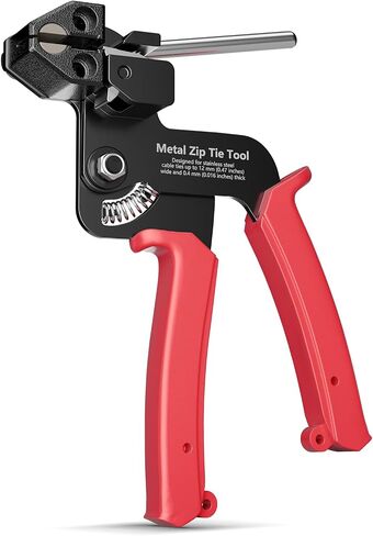 Metal Zip Tie Tool, Heavy Duty Zip Tie Cutter, Fasten and Cut Stainless Steel Cable Ties, for Outdoor Chain Link Fence Ties, Exhaust Pipe and Cables in Kuwait
