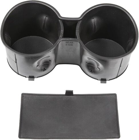 RLB-HILON Center Console Cup Holder Insert and Mat Compatible with Chevy Suburban Tahoe 2015 to 2020 Year, for GMC Yukon Yukon XL 15 to 20 Year in Saudi Arabia