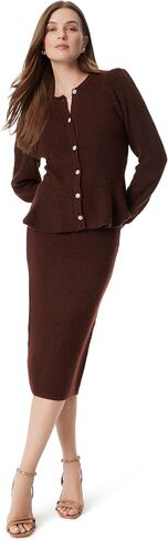 Sam Edelman Women's Rosalie Pull on Midi Knit Sweater Skirt Standard in Saudi Arabia