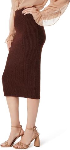 Sam Edelman Women's Rosalie Pull on Midi Knit Sweater Skirt Standard in Saudi Arabia