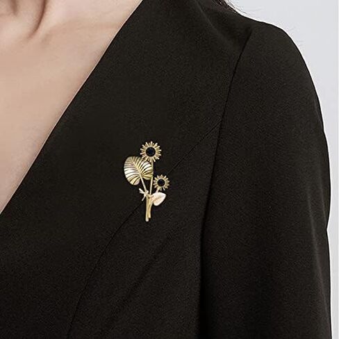 14K Gold Lotus Pearl Brooch - Vintage-Inspired Pin for Qipao & Traditional Brooch Attire, Luxury Accessory for Women, Ideal for Cultural & Formal Events in Saudi Arabia