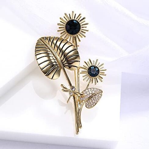 14K Gold Lotus Pearl Brooch - Vintage-Inspired Pin for Qipao & Traditional Brooch Attire, Luxury Accessory for Women, Ideal for Cultural & Formal Events in Saudi Arabia