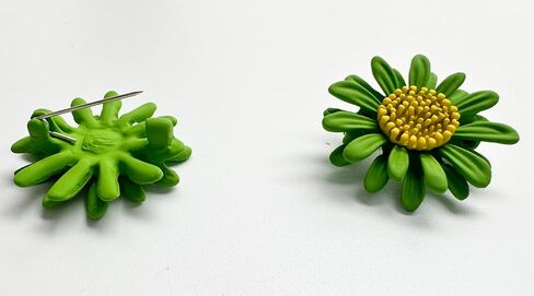 6 Pcs Daisy Flower Brooches, Sunflower Lapel Pins, Sun Flower Brooches, Floral Lapel Pins for Women Fashion Jewelry Accessories in Saudi Arabia