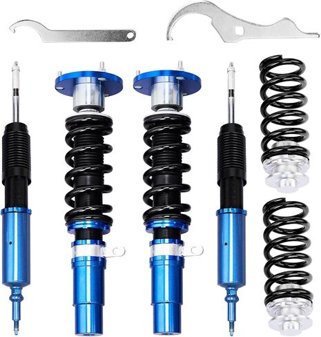 Coilover Suspension Lowering Kit, 24 Levels Damper Adjustable Coilovers Replacement for BMW 3-Series RWD (E90/E92/E93) 2005-12, Height Adjustable Shock Absorber Struts in Saudi Arabia