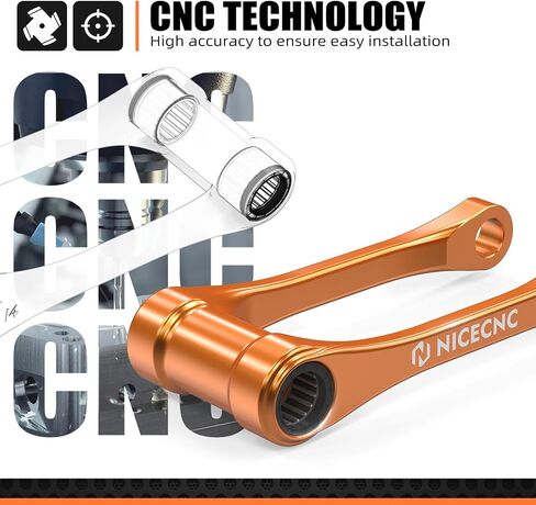 NICECNC Black 1.5″ Lowering Link Compatible with GasGas EX/EX F 250/300 2024 MC/MC F 125/250/350/450 2024 EC/EC F 250/300/350 2024 Lowering Suspension ARM See Fitment in Saudi Arabia