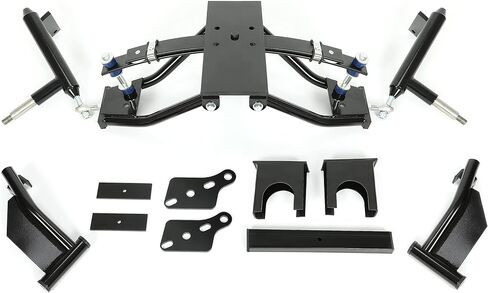 KUAFU 6 "مزدوج A-Arm مجموعة رفع عربة الجولف متوافقة مع 2004+ نادي السيارات السابقة الكهربائية أو عربة الغاز مسحوق الفولاذ المطلي in Saudi Arabia