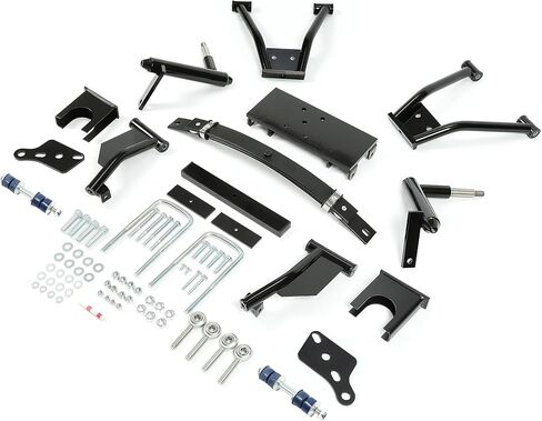 KUAFU 6 "مزدوج A-Arm مجموعة رفع عربة الجولف متوافقة مع 2004+ نادي السيارات السابقة الكهربائية أو عربة الغاز مسحوق الفولاذ المطلي in Saudi Arabia