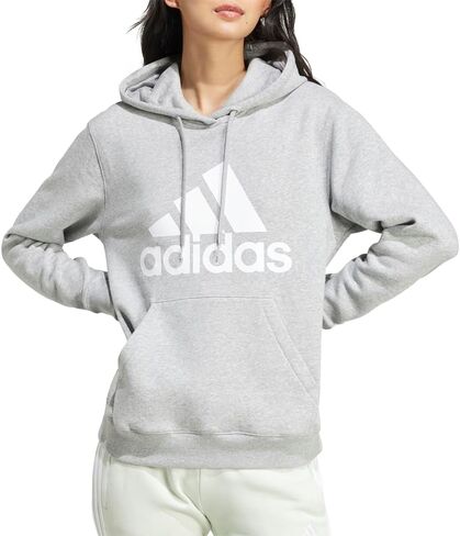 adidas Essentials Big Logo Regular Fleece Hoodie Bliss Lilac/White LG in Saudi Arabia