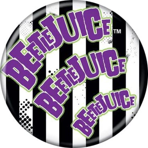 Ata-Boy Beetlejuice Movie Set of Four 1.25" Collectible Buttons in Saudi Arabia