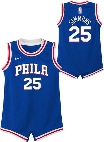 Outerstuff NBA Infants Official Name and Number Home Alternate Road Player Bodysuit Romper Jersey in Saudi Arabia
