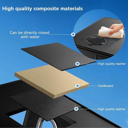 Car Trunk Organizer, Leather Foldable 6 Compartment Vehicle Storage Organizer with Metal Handle, Collapsible Auto Caddy Basket for Front & Back Seat, Universal for SUV Truck Sedan in Saudi Arabia