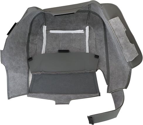 NLQR Driver and Passenger Side Bottom Replacement Seat Cover Microfiber Leather & Foam Cushion Compatible with Dodge Ram 1500 2500 3500 4500 2006-2009 in Saudi Arabia