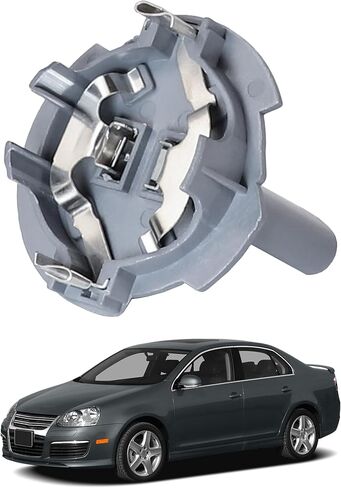 Low Beam Bulb Mount Headlight Socket Compatible with 2005-2010 Volkswagen Jetta Rabbit GTI R32 Replaces 1T0-941-109 1T0941109 in Saudi Arabia