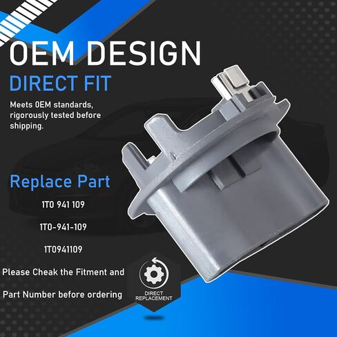 Low Beam Bulb Mount Headlight Socket Compatible with 2005-2010 Volkswagen Jetta Rabbit GTI R32 Replaces 1T0-941-109 1T0941109 in Saudi Arabia
