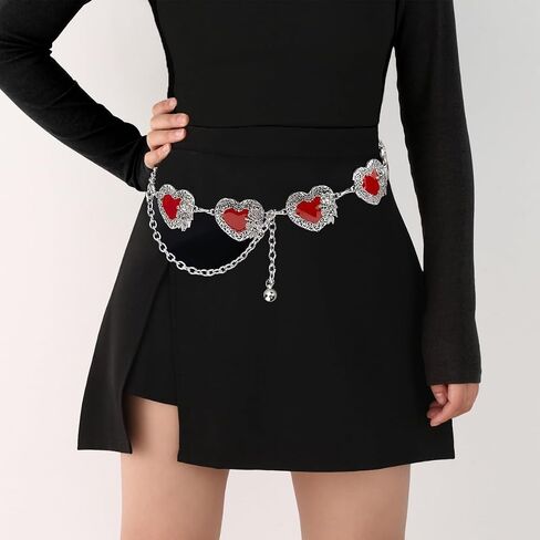 Western Turquoise Chains Waist for Women Boho Turquoise Chain Belt Dresses Jeans Waist Belt Boho Jewelry Accessorie in Saudi Arabia