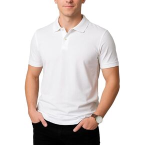 Mens Cotton Polo Shirts Pack,S-3XL Short Sleeve Casual Shirts Classic Collared Moisture Wicking Golf Shirts in Kuwait
