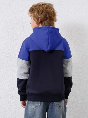 Gihuo Unisex Boy's Girl's Hoodie Sherpa Lined Jacket Zip Up Fleece Hooded Sweatshirt Winter Warm Coat Outerwear 4-12Y in Kuwait