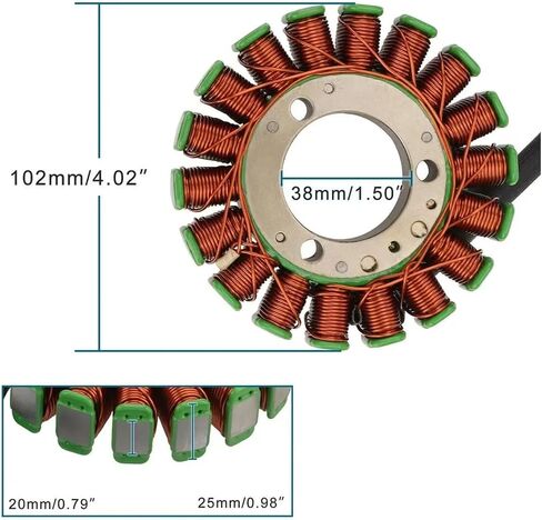 Magneto Generator Stator Coil For Kawask KLE400 KLE500 Bulca Ninj Vulca 400 500 EN400 EN500 ER500 EX400 EX500 21003-1123 Parts in Saudi Arabia
