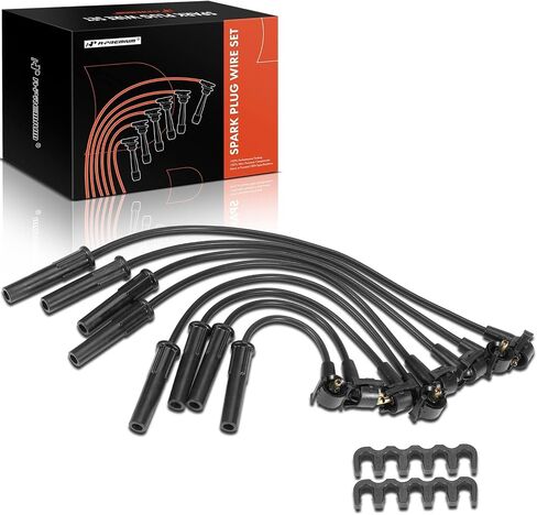 A-Premium Set of 8 Ignition Spark Plug Wires Compatible with Ford Ranger 1989-1991, L4 2.3L in Saudi Arabia