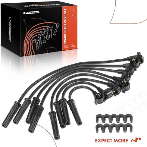 A-Premium Set of 8 Ignition Spark Plug Wires Compatible with Ford Ranger 1989-1991, L4 2.3L in Saudi Arabia