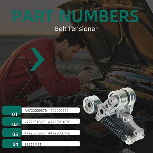 4722001070,Tensioner Assembly for Freightliner DD15,for Freightliner Cascadia 114SD,for Freightliner M2 112 Coronado,OE A4722000570 4722000570 A4722001070 4722000970 A4722000970 38667MBT in Saudi Arabia