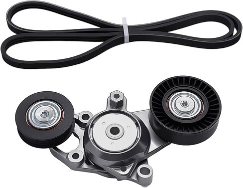 2Pcs Engine Serpentine Belt Tensioner Assembly Set Fits For Toyota Camry 2.5L L4 2010 2011,Belt Tensioner 16601-0V010,166010V010,Belt 3PK1200,90916-A2022 in Saudi Arabia