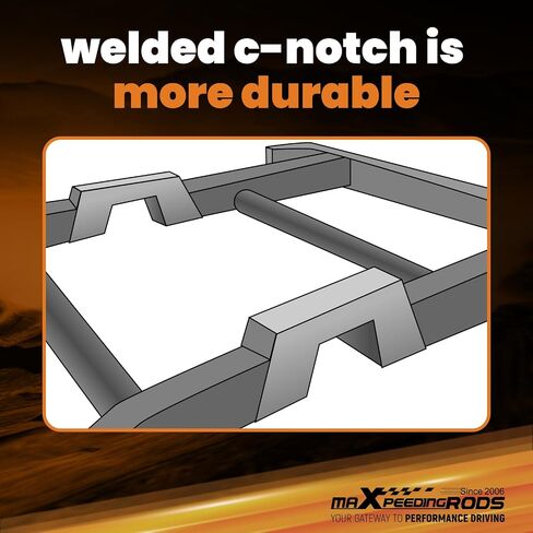 maXpeedingrods 6-9" C-notch Rear Frame for Chevy Silverado/GMC Sierra 1500 1999-2007, Weld-on Lowering Kit in Saudi Arabia