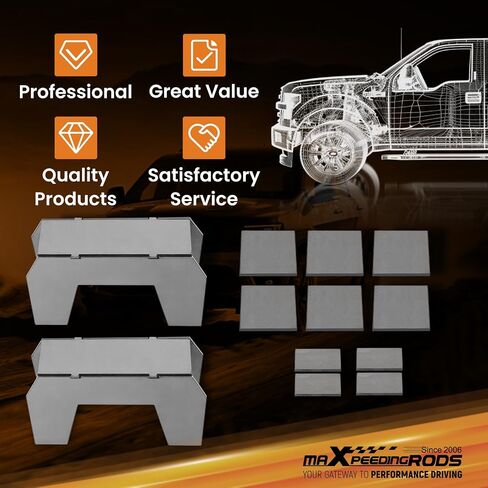 maXpeedingrods 6-9" C-notch Rear Frame for Chevy Silverado/GMC Sierra 1500 1999-2007, Weld-on Lowering Kit in Saudi Arabia