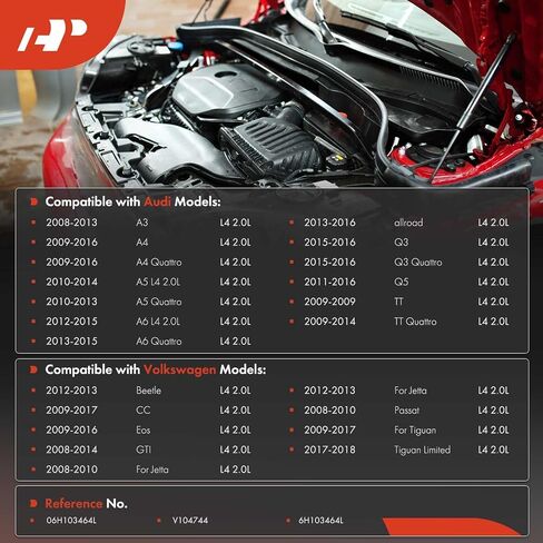 فاصل زيت صمام فتحة تهوية علبة المرافق للمحرك A-Premium متوافق مع فولكس فاجن جيتا، باسات، تيغوان المحدودة، بيتل، CC، Eos، GTI وأودي A4 كواترو، Q5، A5 كواترو، A6 كواترو، A3، Q3، TT in Saudi Arabia