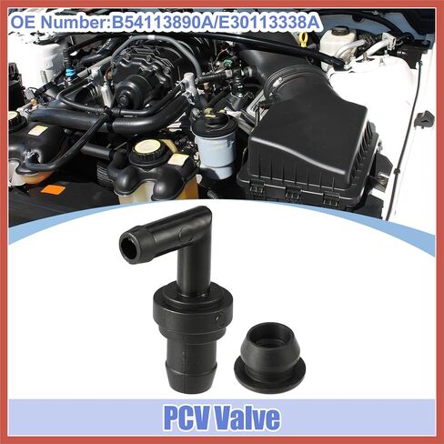ACROPIX 1 Set PCV Valve Grommet Kit Exhaust Positive Crankcase Ventilation Valve Fittings for Mazda Miata 1.8L 1999-2000 No.B54113890A/E30113338A Black Car Parts in Saudi Arabia
