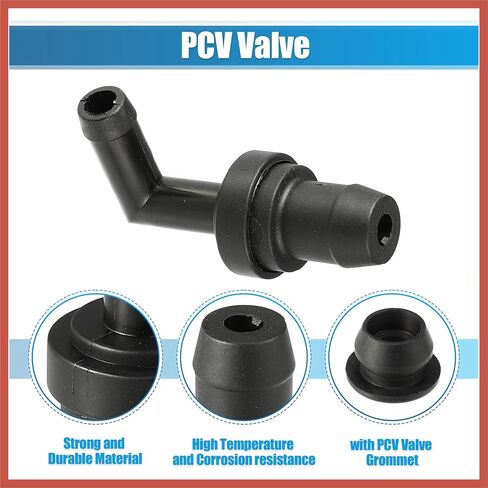 ACROPIX 1 Set PCV Valve Grommet Kit Exhaust Positive Crankcase Ventilation Valve Fittings for Mazda Miata 1.8L 1999-2000 No.B54113890A/E30113338A Black Car Parts in Saudi Arabia