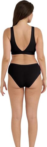 Women's Core Rib Organic Cotton Plunge Bralette in Saudi Arabia