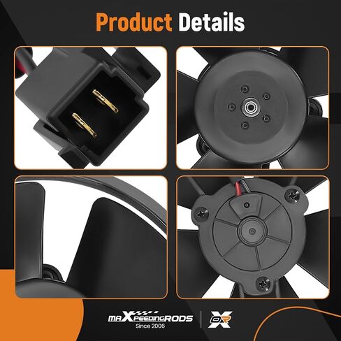 مروحة سحب maxpeedingrods 30103011 مقاس 5.2 بوصة 12 فولت VA31A10146A in Saudi Arabia