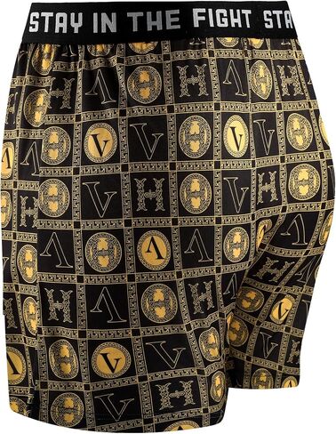 Mens Underwear Boxer Briefs Fly with Built In 3D Pouch Comfy Retro Print Underwear for Men in Saudi Arabia