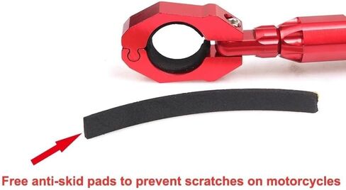 Motorcycle Balance Bar Universal 25mm-28mm Hand Motorcycle Strengthen Balance Handlebar Crossbar Phone Holder Bar For H&ONDA(Black) in Saudi Arabia