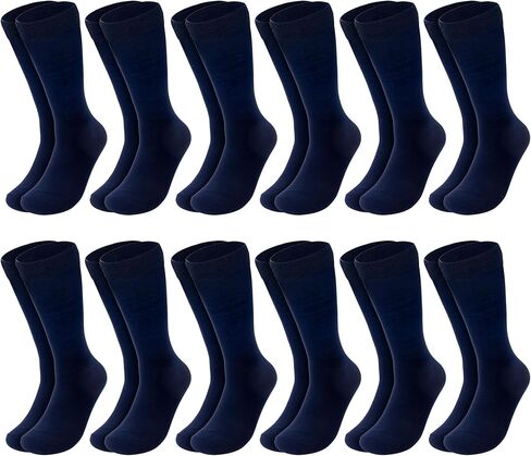 12 Pack Dress Socks for Men- Fancy Argyle and Classic Pattern Dress Socks in Kuwait