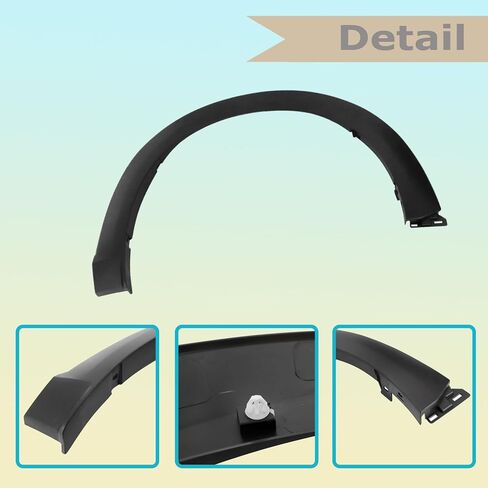 GXARTS Black Left Side Front Fender Flare Wheel Arch Trim D10E51W30C Compatible with Mazda CX-3 2016-2022 in Saudi Arabia