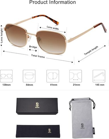 SOJOS Retro Polarized Oval Sunglasses for Women Men Trendy Classic Shades UV400 Protection SJ1177 in Saudi Arabia