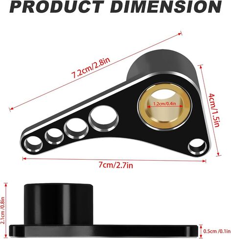 Shift Shaft Brace CNC Billet Aluminum Shifter Shaft Support Holder Replacement for Kawasaki KLX 110 KLX110 KLX110L 2005-2024 DRZ110 All Years(Black) in Kuwait