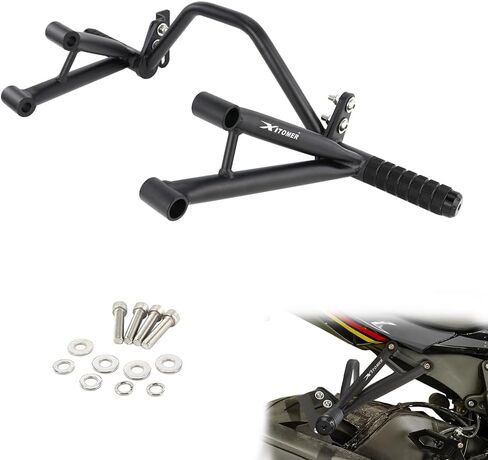 Xitomer Steel Subcage Compatible with NINJA ZX-6R ZX636 2009-2025 ZX 6R ZX6R, NINJA ZX-10R 2008-2009 Reinforced Step Plate Stunt Footrest Guards Stunt Protection Kit in Saudi Arabia