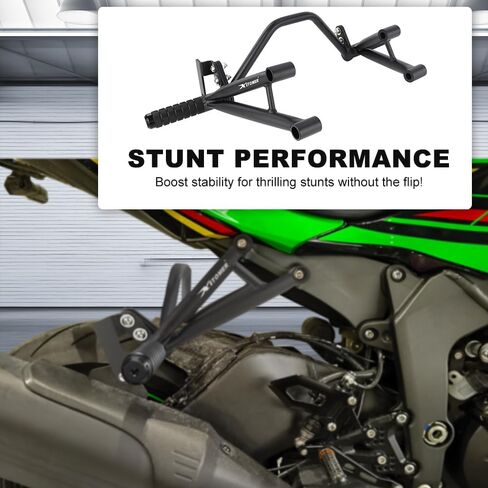 Xitomer Steel Subcage Compatible with NINJA ZX-6R ZX636 2009-2025 ZX 6R ZX6R, NINJA ZX-10R 2008-2009 Reinforced Step Plate Stunt Footrest Guards Stunt Protection Kit in Saudi Arabia