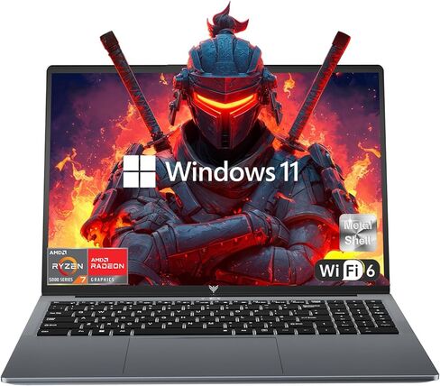 Laptop 16GB DDR4, 512GB SSD with Intel N97 Processor, 1080P FHD Display, Windows 11, WiFi, BT5.0, USB3.2, Type-C, 38Wh Battery in Saudi Arabia