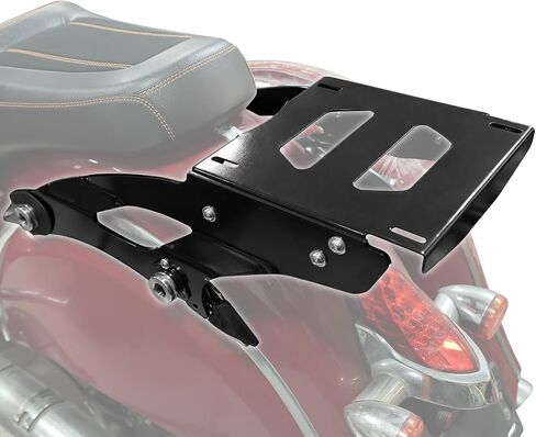 TCMT King Motorcycle Trunk Box Backrest Luggage Rack Fit for Indian 2014-2025 Chieftain Springfield Challenger Limited Roadmaster Dark Horse Black Latches Pack in Saudi Arabia