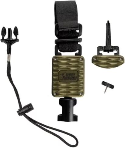 Hammerhead Industries Gear Keeper Wading Staff Tether RT4-1072 - Features Combo Mount – Snap/Threaded Stud - with QC-II Lanyard Accessory – Made in USA in Saudi Arabia