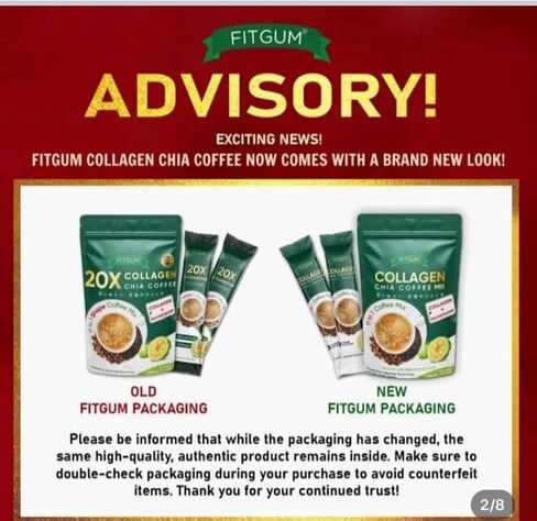 Fit Gum Collagen Chia Coffee - 11 in 1 Coffee Mix (3 Packs) in Saudi Arabia