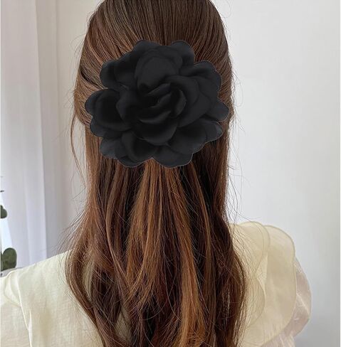 Flower Brooche for Women Satin Fabric Rose Flower Brooches Handmade Flowers Pins for Clothing Wedding Party Dance Banquet Ceremony Versatile Accessory in Saudi Arabia